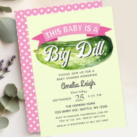 Funny Chica Big Dill Pickle Baby Shower