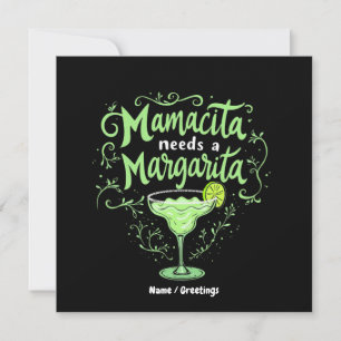 Invitación Funny Cinco De Mayo Mamacita Necesita Una Margarit