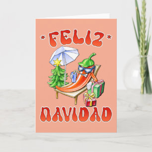 Invitación Funny Feliz Navidad Navidad Chili