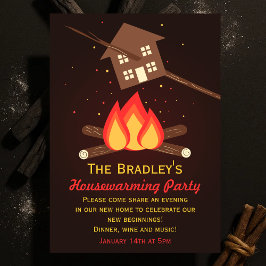 Invitación Funny Fiesta literal para el calentamiento de la c