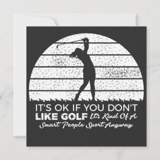 Invitación funny golf sayings golfing quote