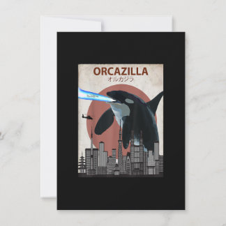 Invitación Funny Killer Whale T-Shirt  Orca Lovers Gift