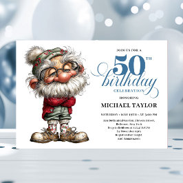 Invitación Funny Laugh Out Loud Man Turning 50 Invitation