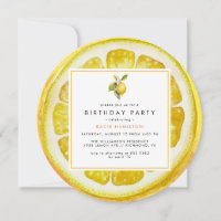 Funny Lemon Slice | Nacimiento de cítricos amarill