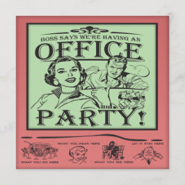 Invitación Funny Office Fiesta