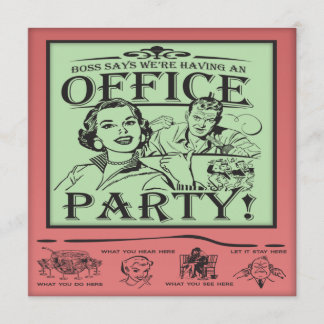 Invitación Funny Office Fiesta