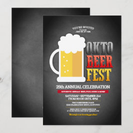 Invitación Funny Oktoberfest Fiesta