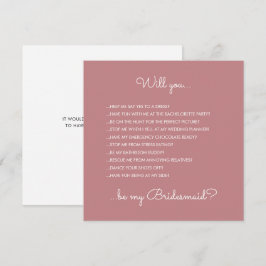 Invitación Funny propuesta moderna y polvorienta Rosa de guió