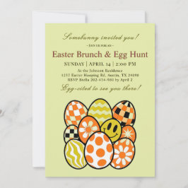 Invitación Funny Punny Easter Brunch Party Invitation