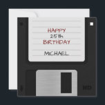 Invitación Funny Retro 80s Floppy Disk Birthday Card<br><div class="desc">Haga un viaje nostálgico por el camino de la memoria y sorprenda al celebrante con esta encantadora y divertida tarjeta de invitación. Inspirado por el encanto retro de los años 80, este diseño único presenta un motivo icónico de disquete, transportando instantáneamente a todo el mundo a una divertida época de...</div>