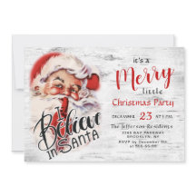 Funny Santa Claus Feliz Fiesta navideño