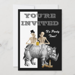 Invitación Funny Steampunk gothic