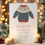 Invitación Funny Tacky Ugly Navidades Sweater Fiesta<br><div class="desc">Graciosa Invitación de Dulces Navidades Tacky Ugly. Personalice este diseño de vacaciones personalizado con sus propios detalles fiestas. Perfecto para una cena familiar o para una fiesta corporativa.</div>