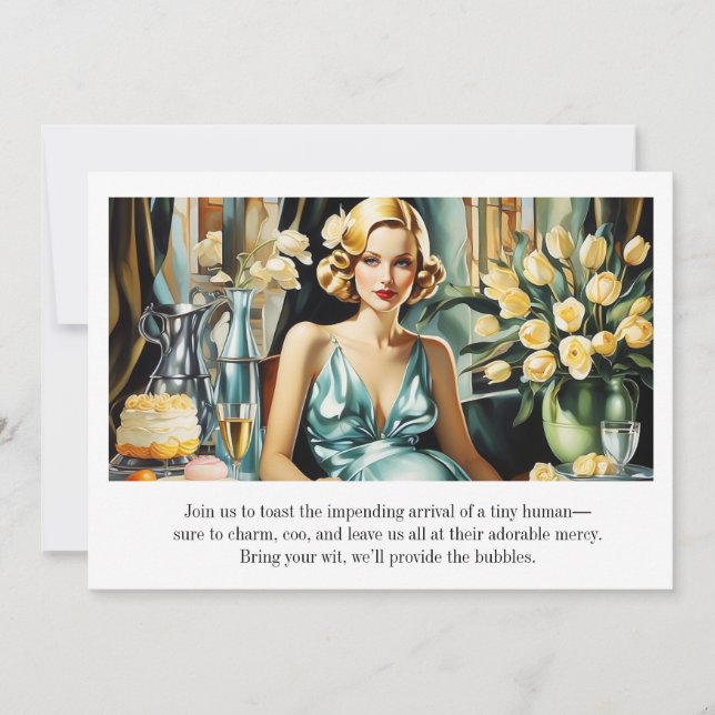 Invitación Funny Vintage (Anverso)