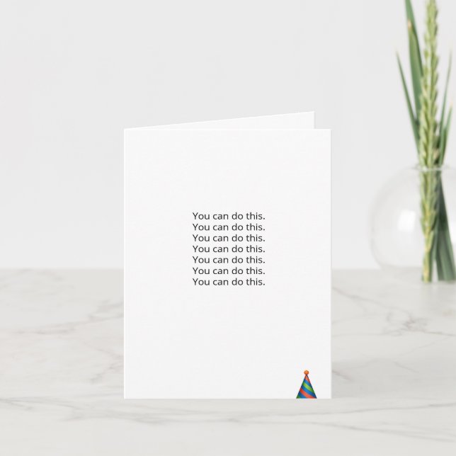 Invitación Funny You Can Do This Kids Birthday Party (Anverso)