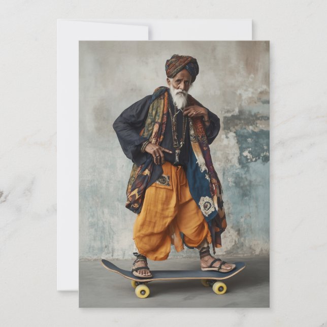 Invitación Fusión cultural sobre ruedas (Anverso)