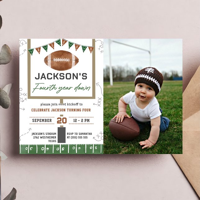 Invitación Fútbol 4ª foto Fiesta de cumpleaños (Subido por el creador)
