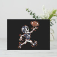 Fútbol Americano Esqueleto Halloween Fútbol Americ