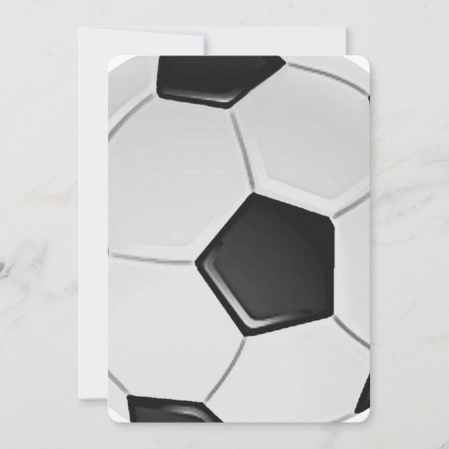 Invitación Fútbol americano o de asociación (Anverso)