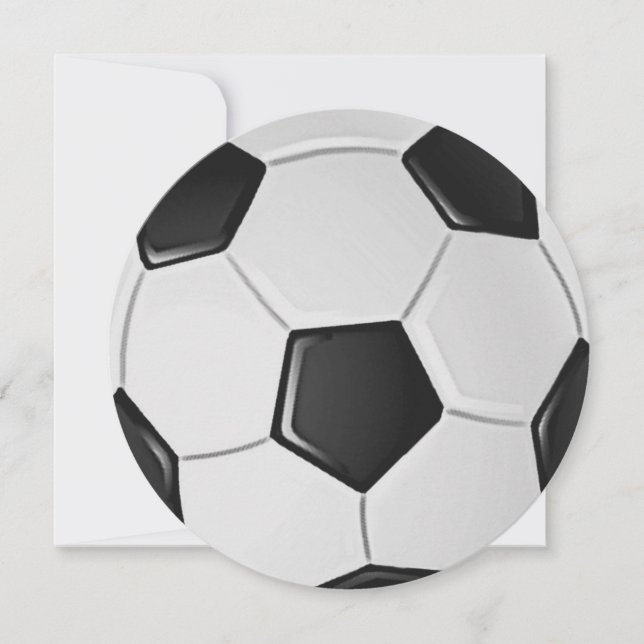 Invitación Fútbol americano o de asociación (Anverso)