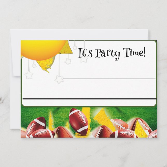 INVITACIÓN ¡FÚTBOL DE DOMINGO POR LA NOCHE! (Anverso)