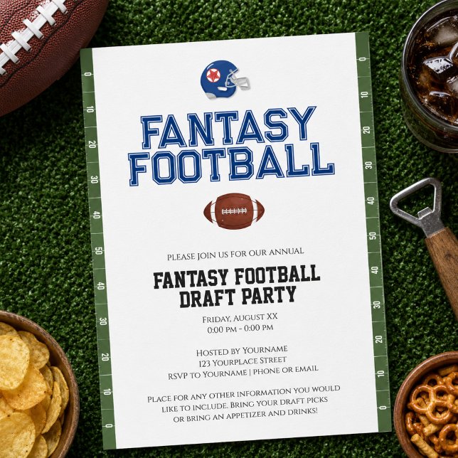 Invitación Fútbol Fantasía (Subido por el creador)