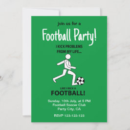 Invitación Fútbol Fútbol Deportes Fútbol Fiesta