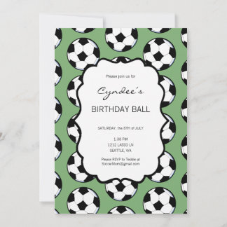 Invitación Fútbol KiniArt