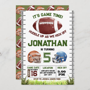 Invitación Fútbol Nacimiento