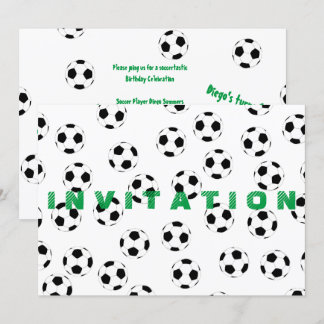 Invitación Fútbol por la empresa Happy Juul
