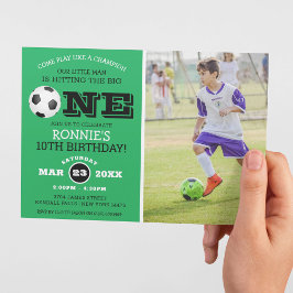 Invitación Futbolistas de Guay Futbolistas Niños Foto Cumplea