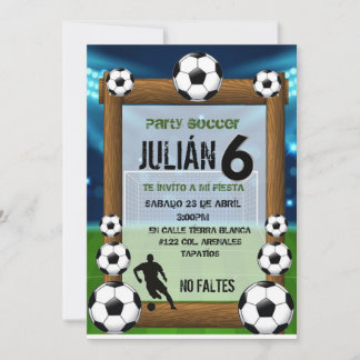 Invitación futboll