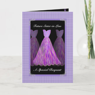 Invitación Futura cuñada de novias - Vestidos de PURPLE