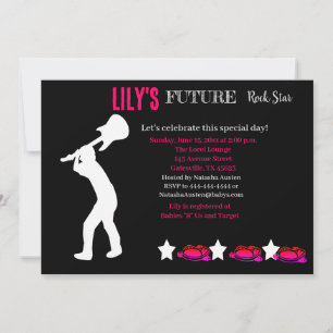 Invitación futura de Baby Shower de Rocker