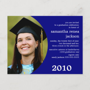 Invitación futura de la graduación del soñador