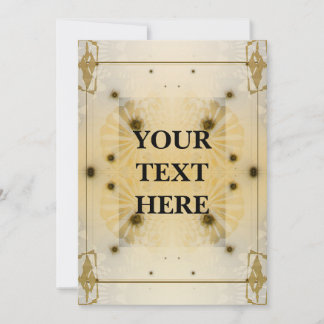 Invitación futurista Art Deco