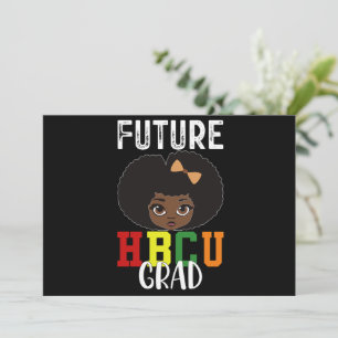 Invitación Futuro graduada de HBCU Graduación de la universid