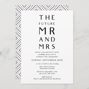 Invitación Futuro Sr. y Sra. Engagement Party