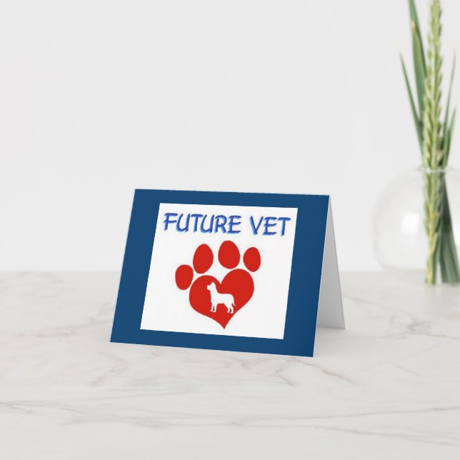 Invitación Futuro veterinario - perro (Anverso)