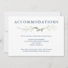 Invitación Gabinete de Boda de guirnaldas de Gypsophila