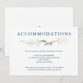 Invitación Gabinete de Boda de guirnaldas de Gypsophila
