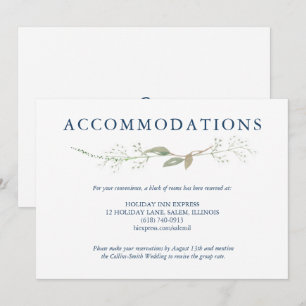 Invitación Gabinete de Boda de guirnaldas de Gypsophila