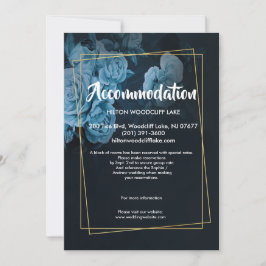 Invitación Gabinete de Moda simple con marco geométrico oro