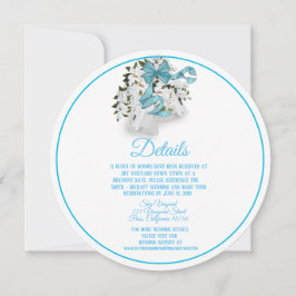 Invitación Gabinete elegante Magnolia redonda de campanas Bod