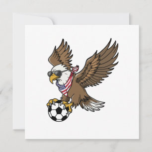 Invitación Gafas de sol águila de fútbol americano frescas vi