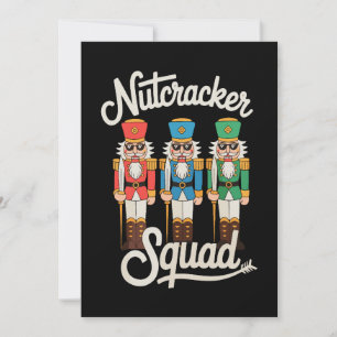 Invitación Gafas de sol Nutcracker Squad Navidad Xmas Fiesta