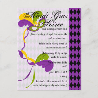 Invitación Gala de Masquerade