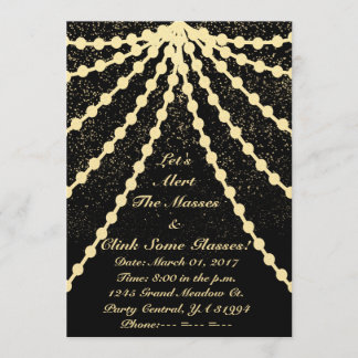 Invitación Gala de oro