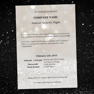 Invitación gala de premios de la empresa moderna