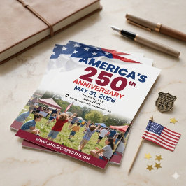 Invitación Gala Patriótica del 250 Aniversario de América